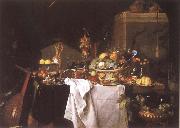 Jan Davidz de Heem Still-life with Dessert oil painting artist